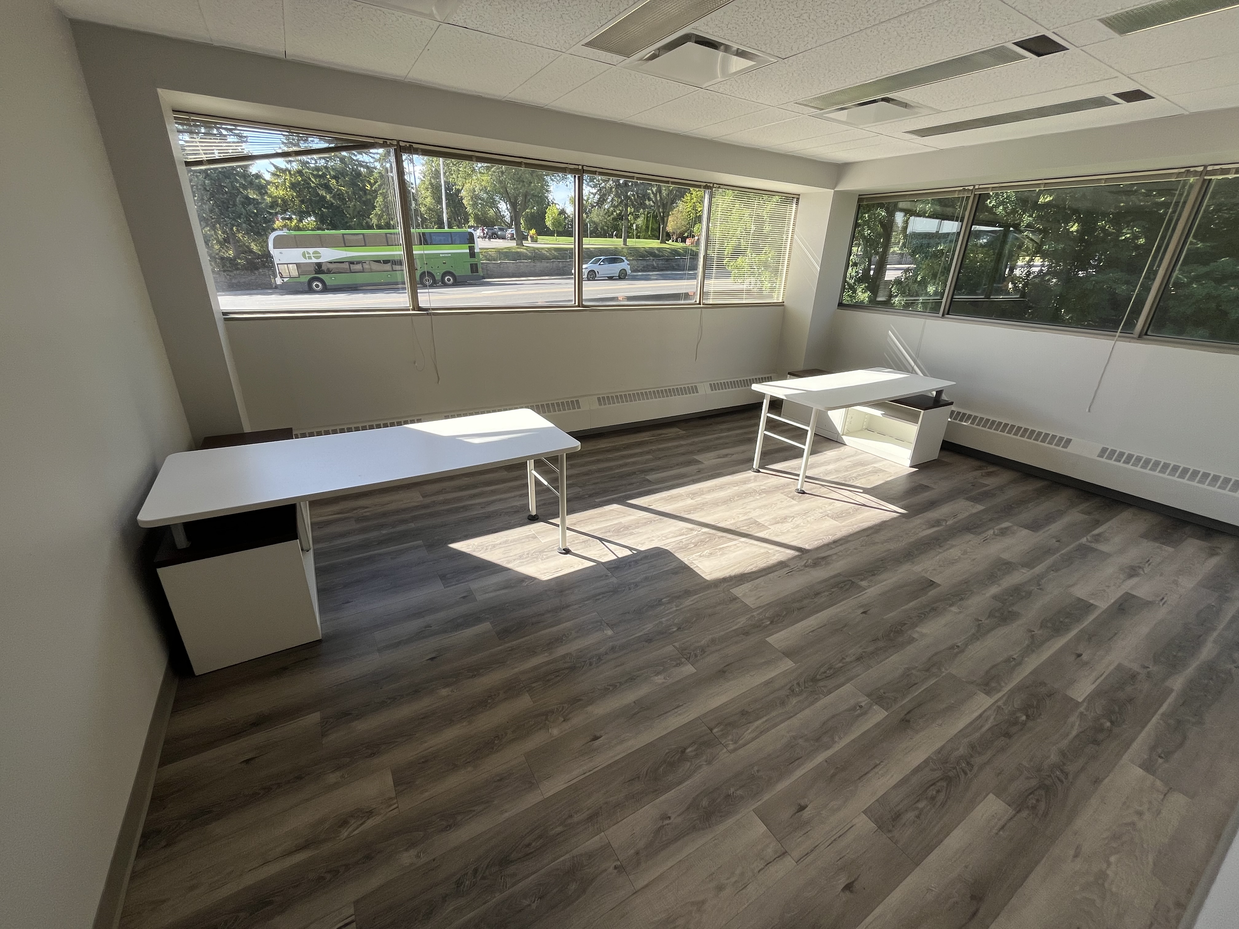 Finished commercial interiors