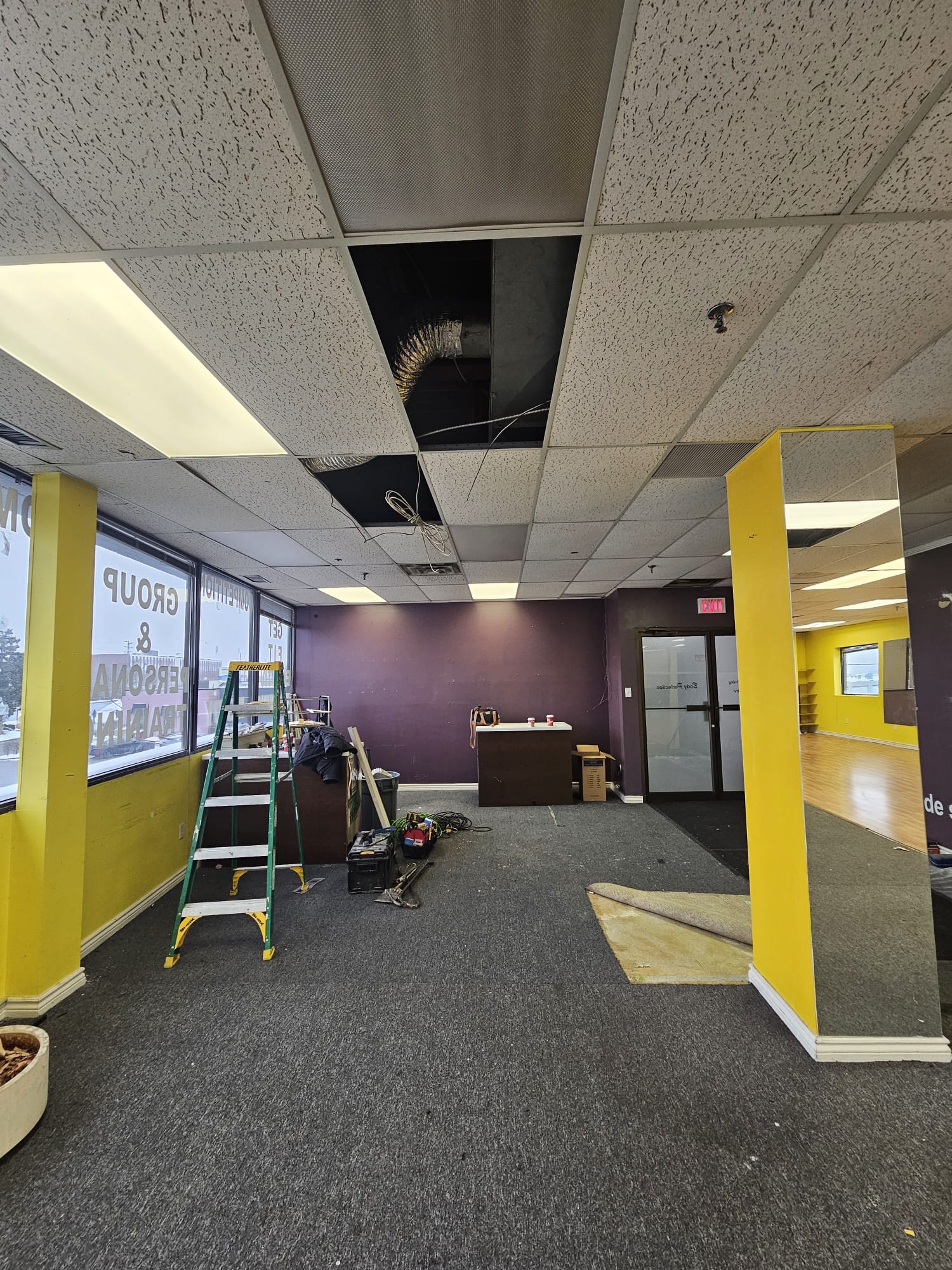Tenant improvement progress